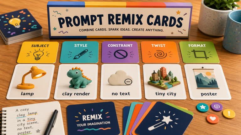 Use case: productivity-visual. Topics: Game Design, Productivity Visual, Prompt Game, Typography, Worldbuilding.