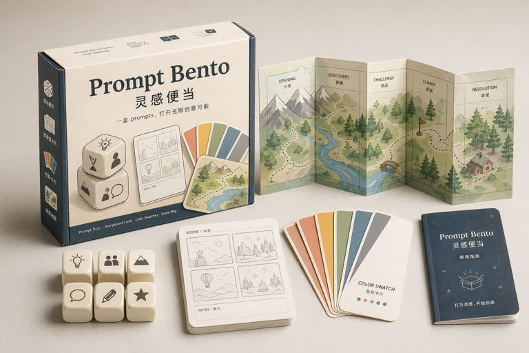 Use case: product-mockup / ads-marketing. Topics: Game Design, Photoreal, Product Mockup, Storytelling, Typography, Worldbuilding.
