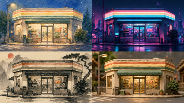 Use case: style-transfer. Topics: Infographic, Interior Design, Photoreal, Product Mockup, Style Transfer.