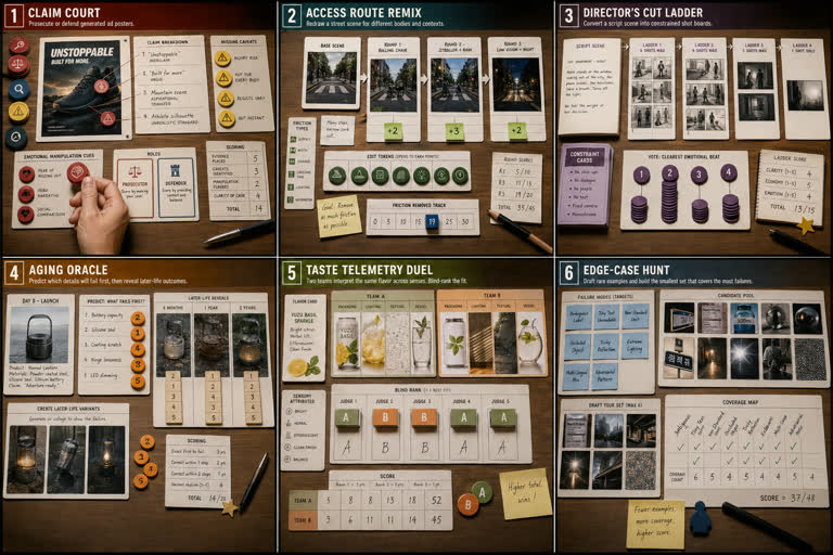 Use case: stylized-concept. Topics: Evaluation, Game Design, Operations, Photoreal, Product Mockup, Storytelling, Stylized Concept, Typography.