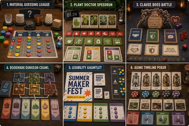Use case: stylized-concept. Topics: Evaluation, Game Design, Material Study, Product Mockup, Storytelling, Stylized Concept, Typography, Worldbuilding.