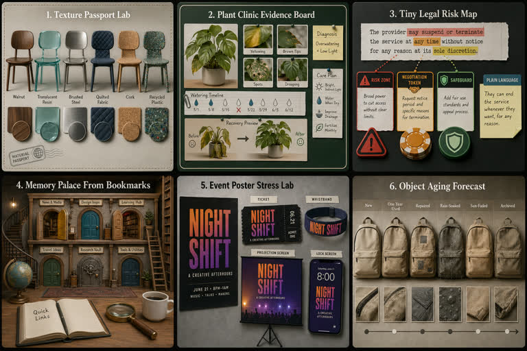 Use case: productivity-visual. Topics: Game Design, Interior Design, Product Mockup, Productivity Visual, Storytelling, Typography, UI Mockup, Worldbuilding.
