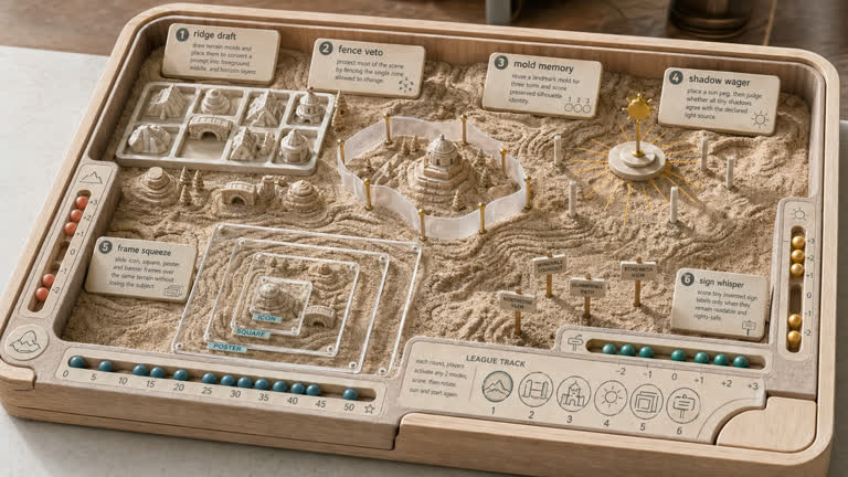 Derived Play: Contour Sandbox League. Topics: Fence Veto, Frame Squeeze, Infographic, Mold Memory, Ridge Draft, Shadow Wager, Sign Whisper, Typography.