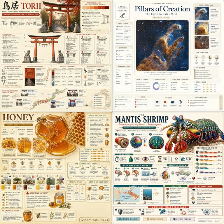 GPT Image 2 mantis shrimp encyclopedia infographic prompt。GPT Image 2 示例。